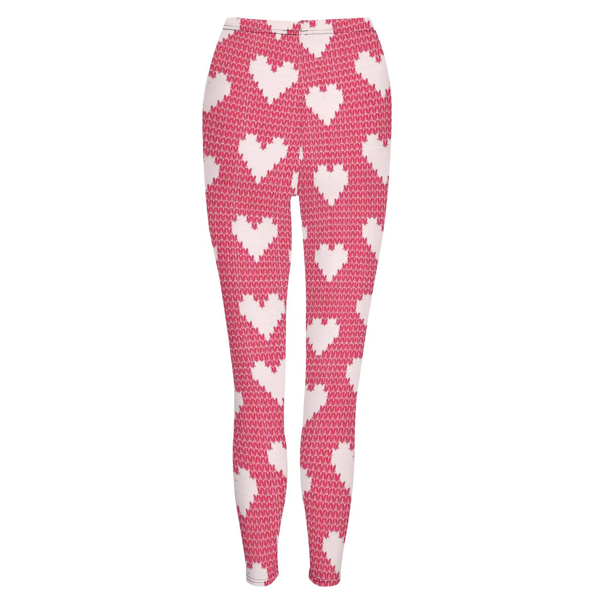 Valentine Themed High Waisted Leggings for Women