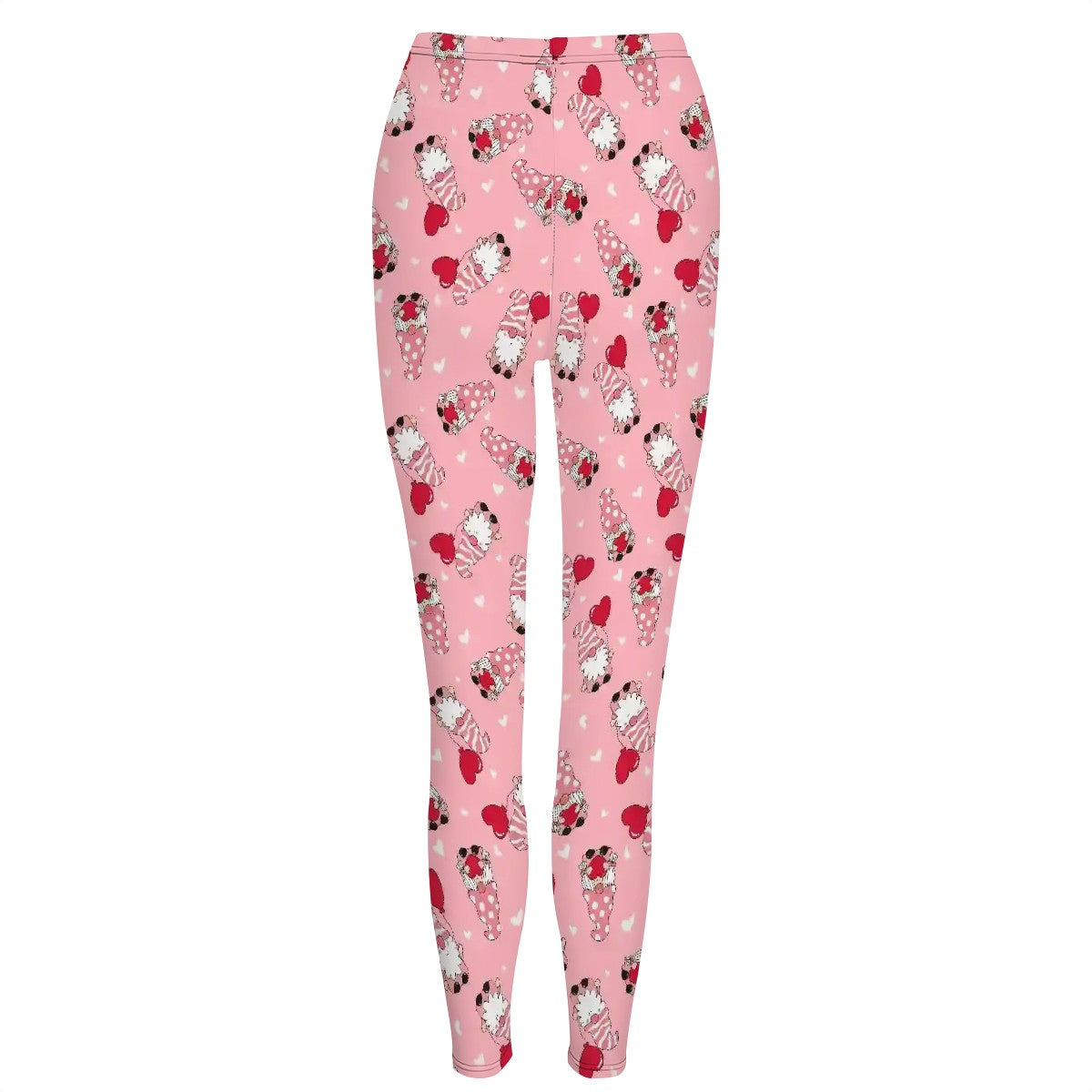 Valentine Themed High Waisted Leggings for Women