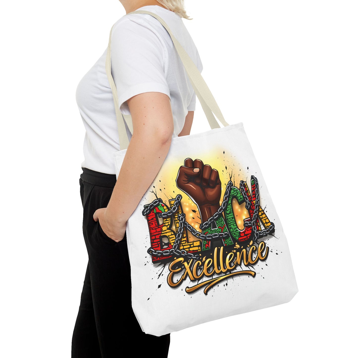 Black Excellence Tote Bag