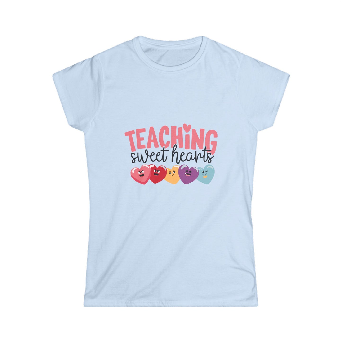 Valentine's Shirt - Teaching Sweethearts - Women's Softstyle Tee