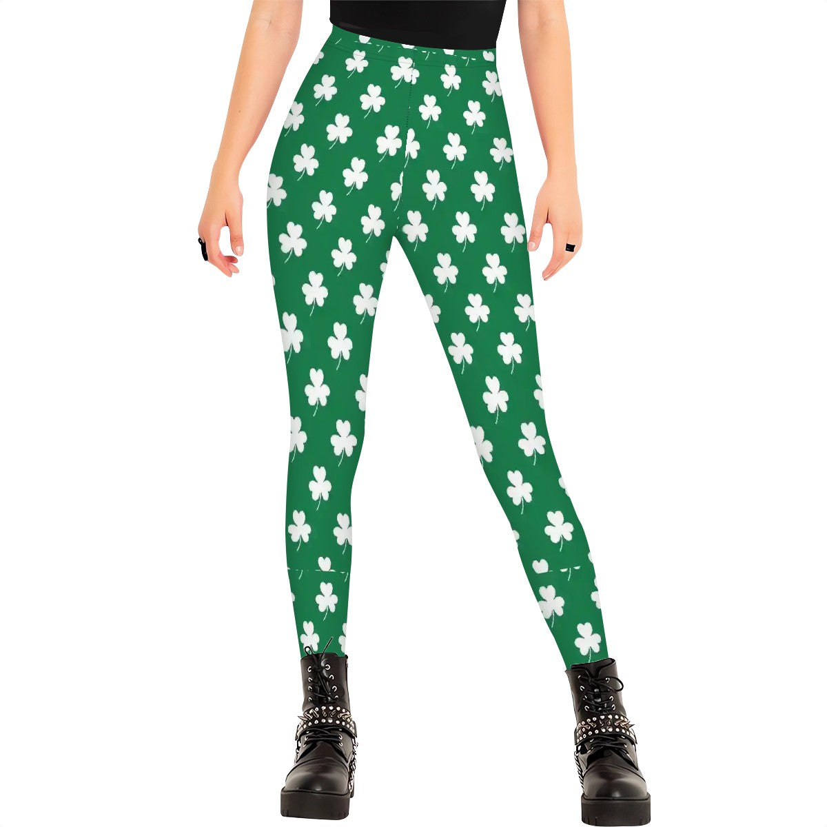 Shamrock High Waisted Leggings for Women