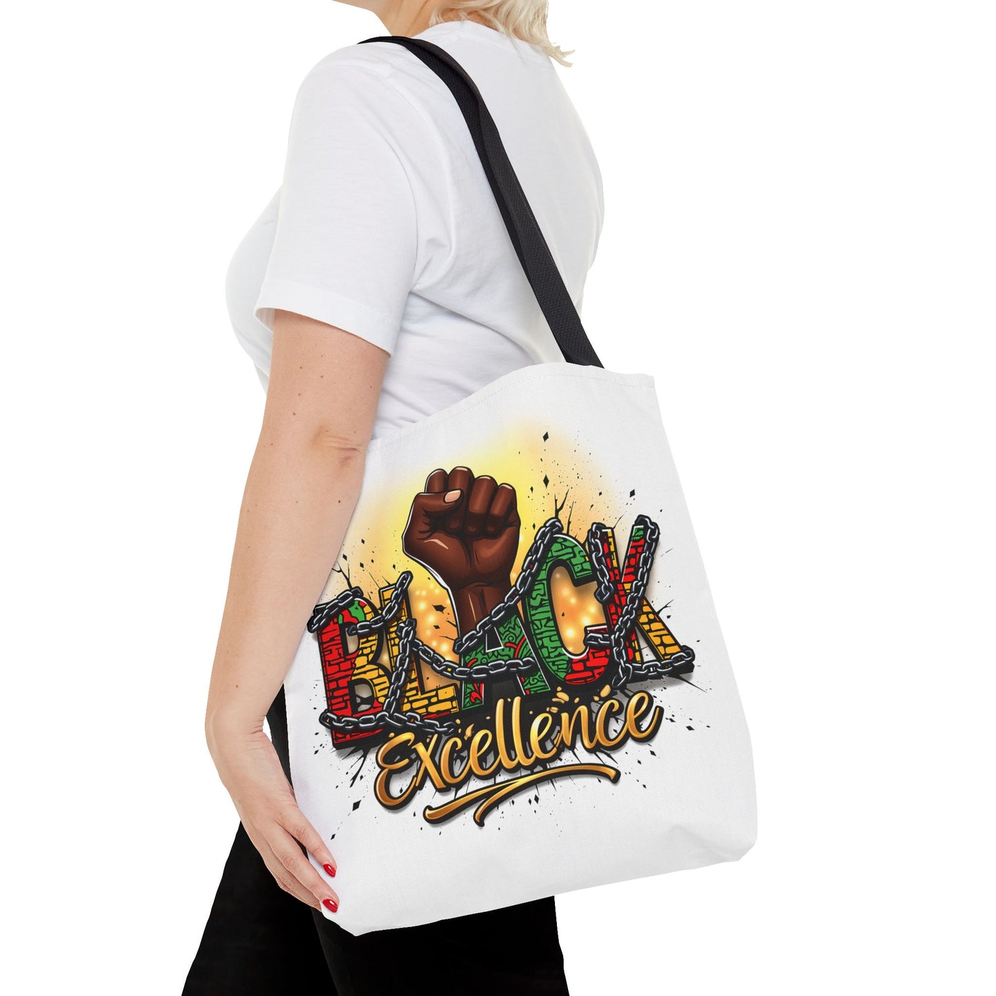 Black Excellence Tote Bag