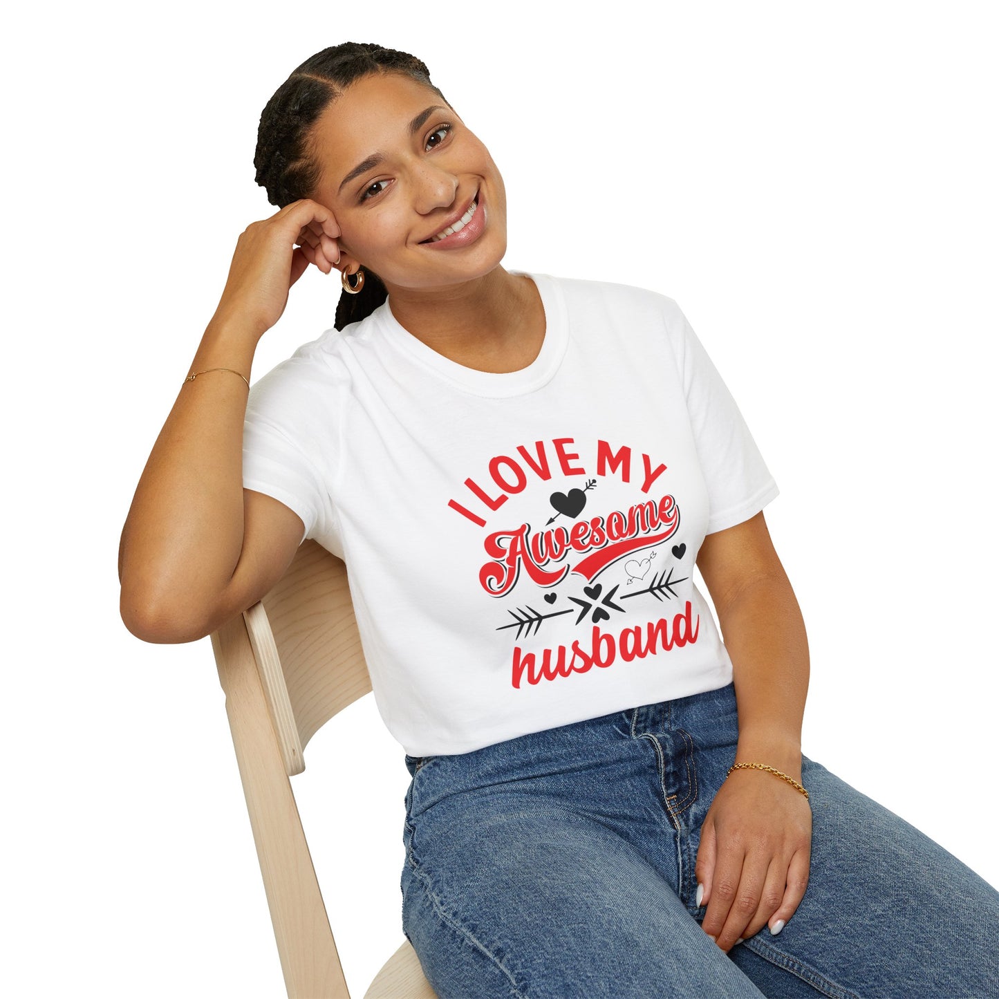 I Love My Awesome Husband Unisex Softstyle T-Shirt