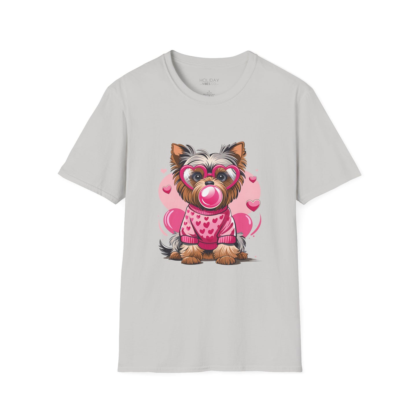 Valentine's Shirt - Cute Dog - Unisex Softstyle T-Shirt