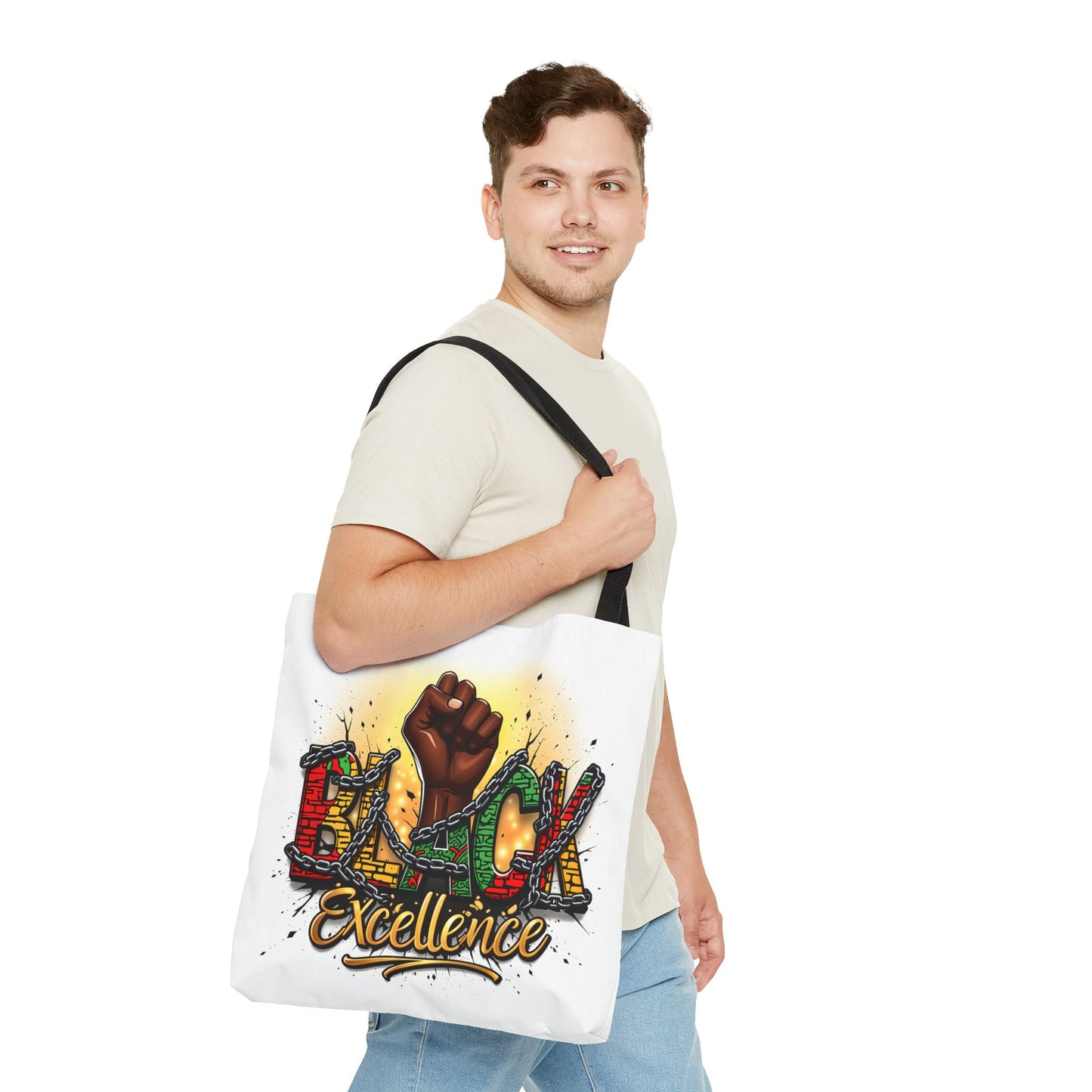 Black Excellence Tote Bag