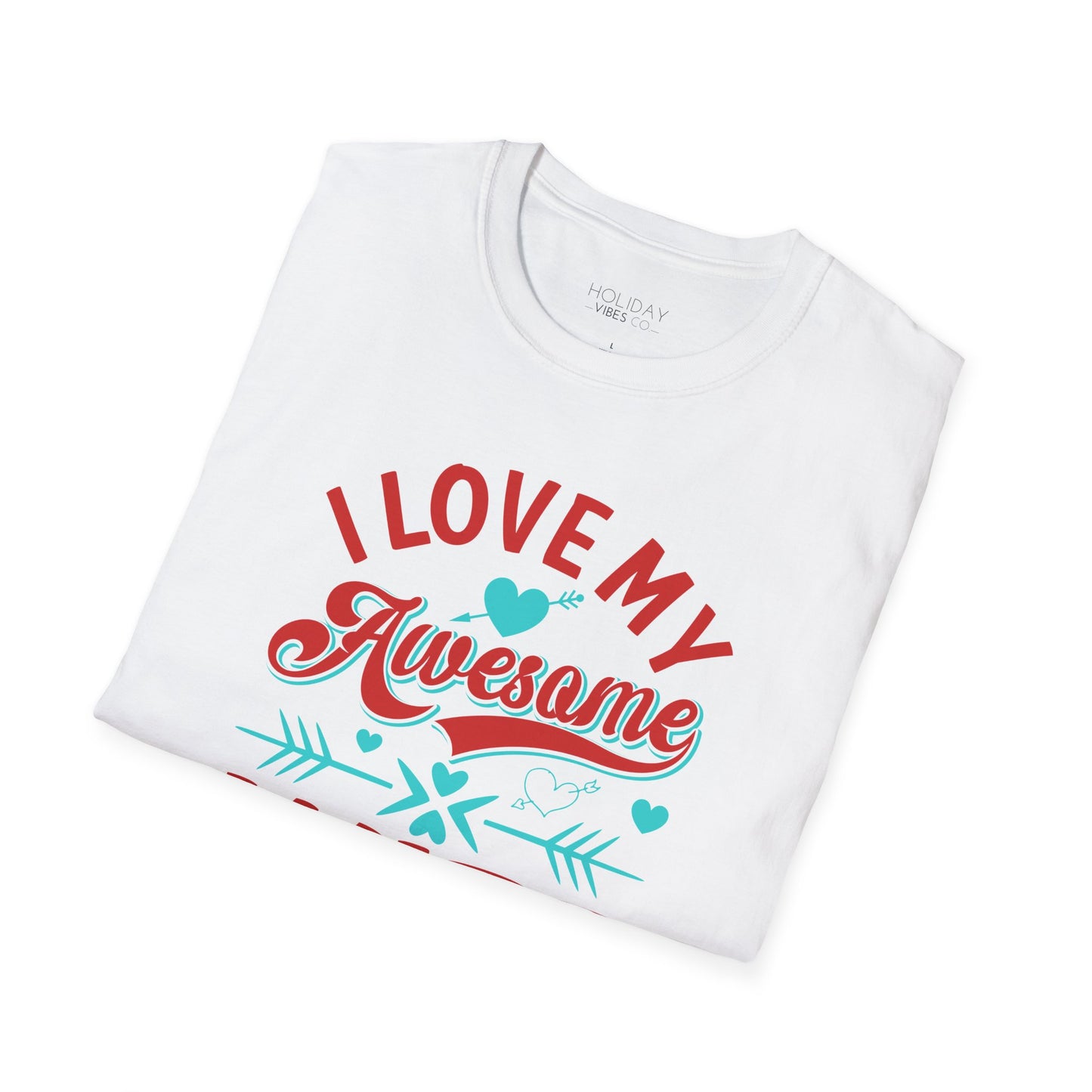 I Love My Awesome Wife Unisex Softstyle T-Shirt