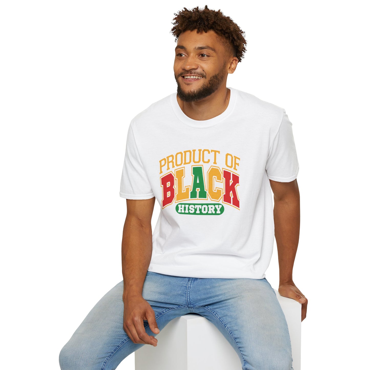 Product of Black History Unisex Softstyle T-Shirt