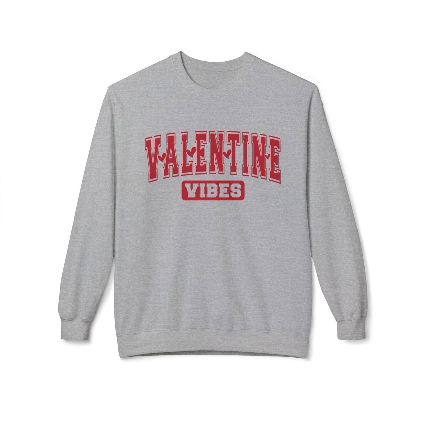 Valentine Sweatshirt - Valentine Vibes - Unisex Midweight Softstyle Fleece Crewneck Sweatshirt