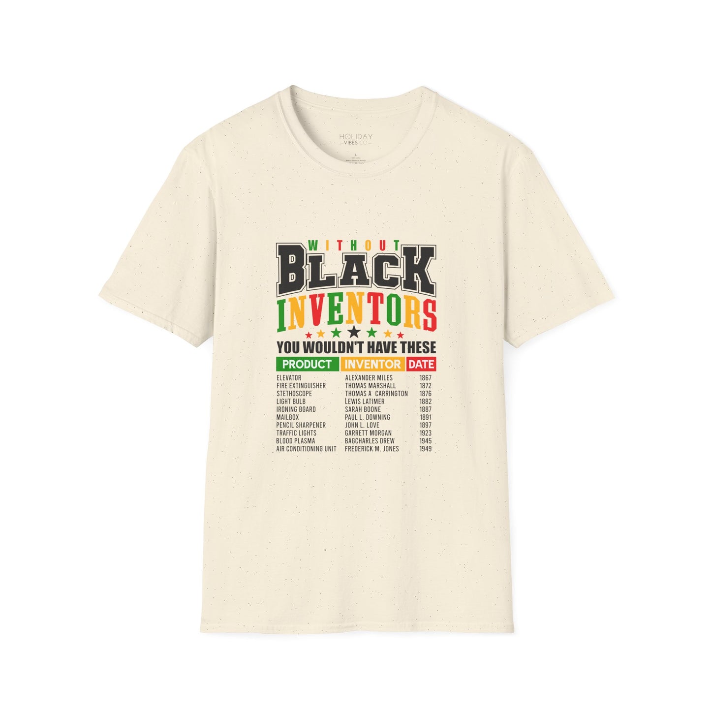 Black Inventors Unisex Softstyle T-Shirt