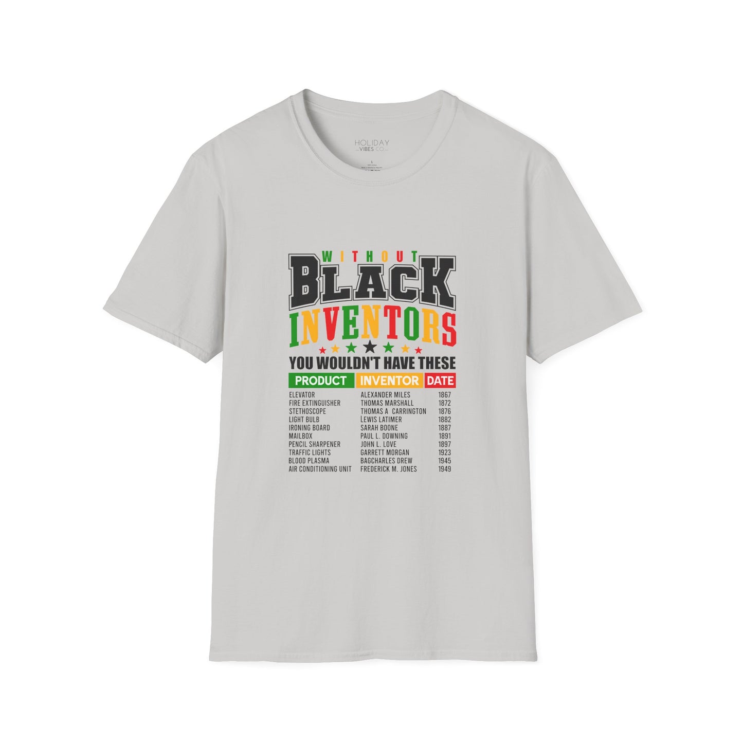 Black Inventors Unisex Softstyle T-Shirt