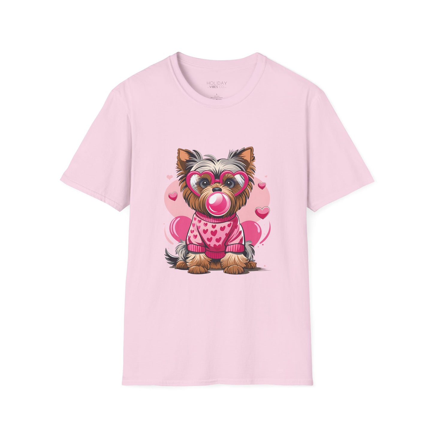 Valentine's Shirt - Cute Dog - Unisex Softstyle T-Shirt