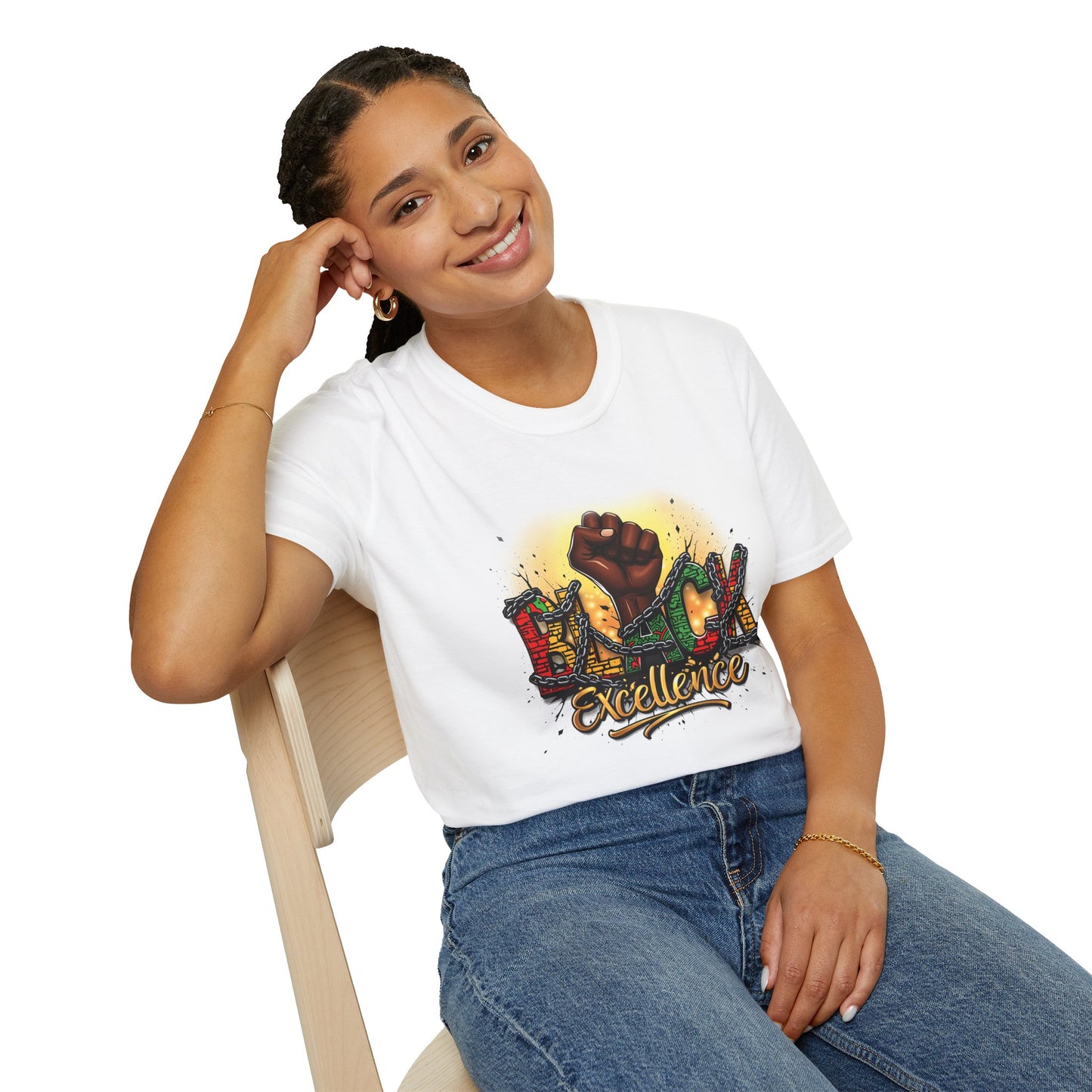 Black Excellence Month Unisex Softstyle T-Shirt