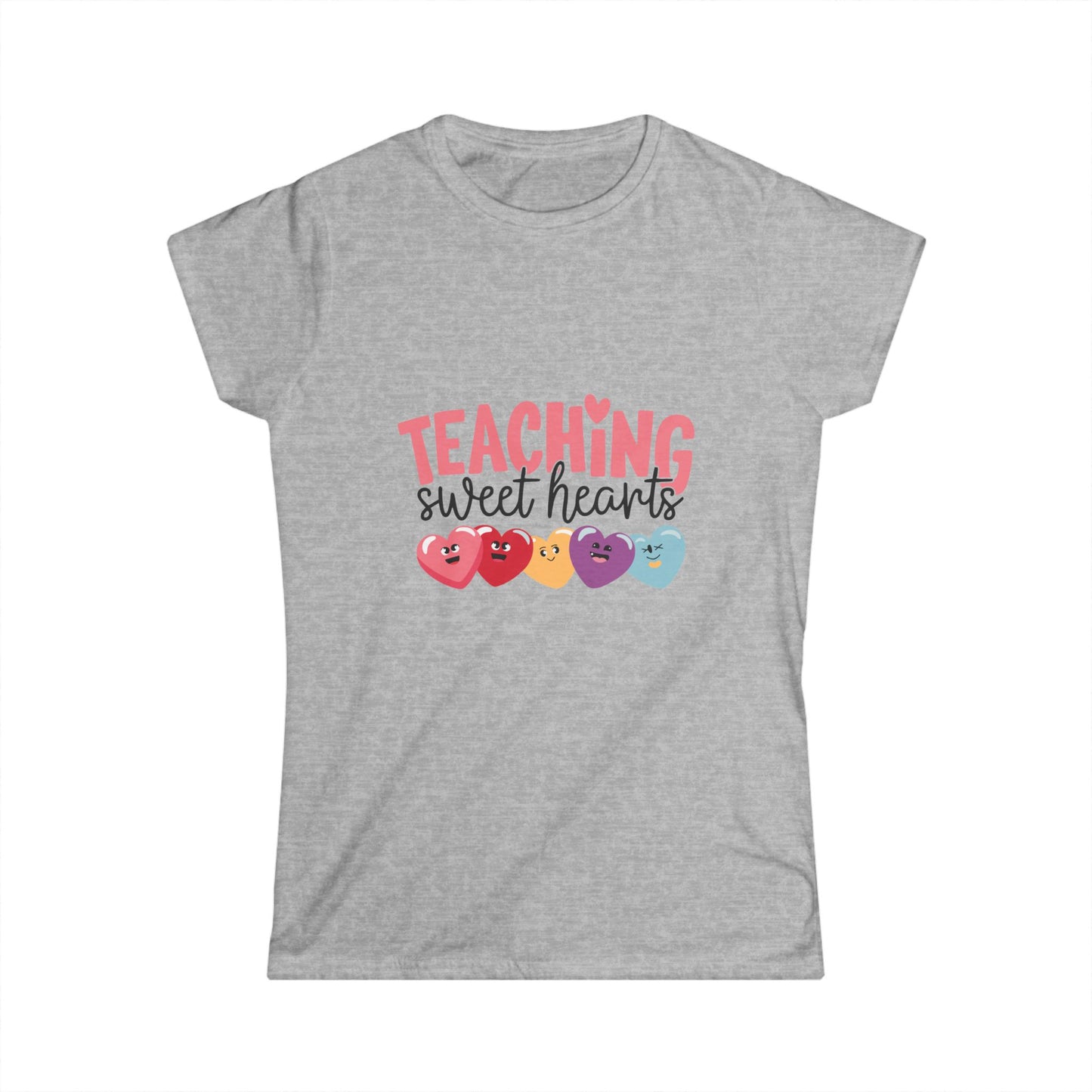 Valentine's Shirt - Teaching Sweethearts - Women's Softstyle Tee