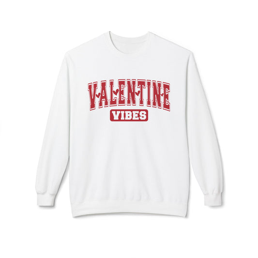 Valentine Sweatshirt - Valentine Vibes - Unisex Midweight Softstyle Fleece Crewneck Sweatshirt