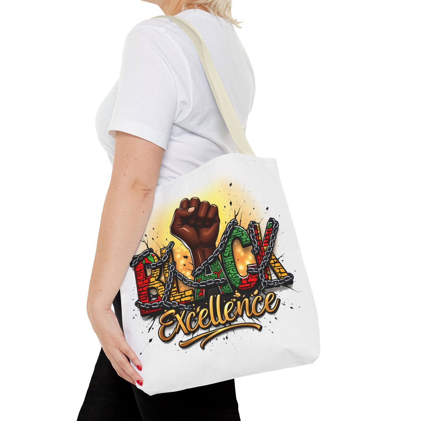 Black Excellence Tote Bag