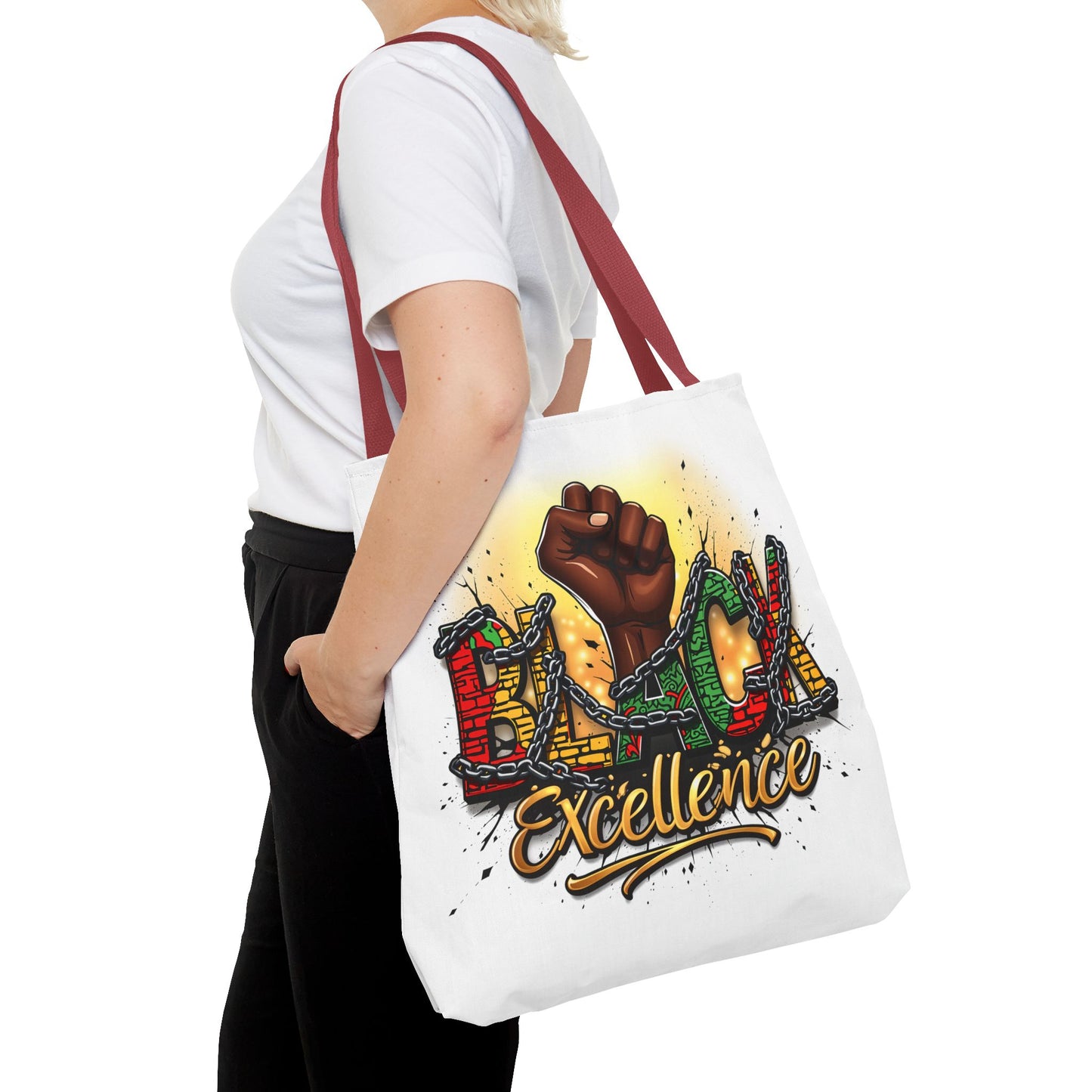 Black Excellence Tote Bag