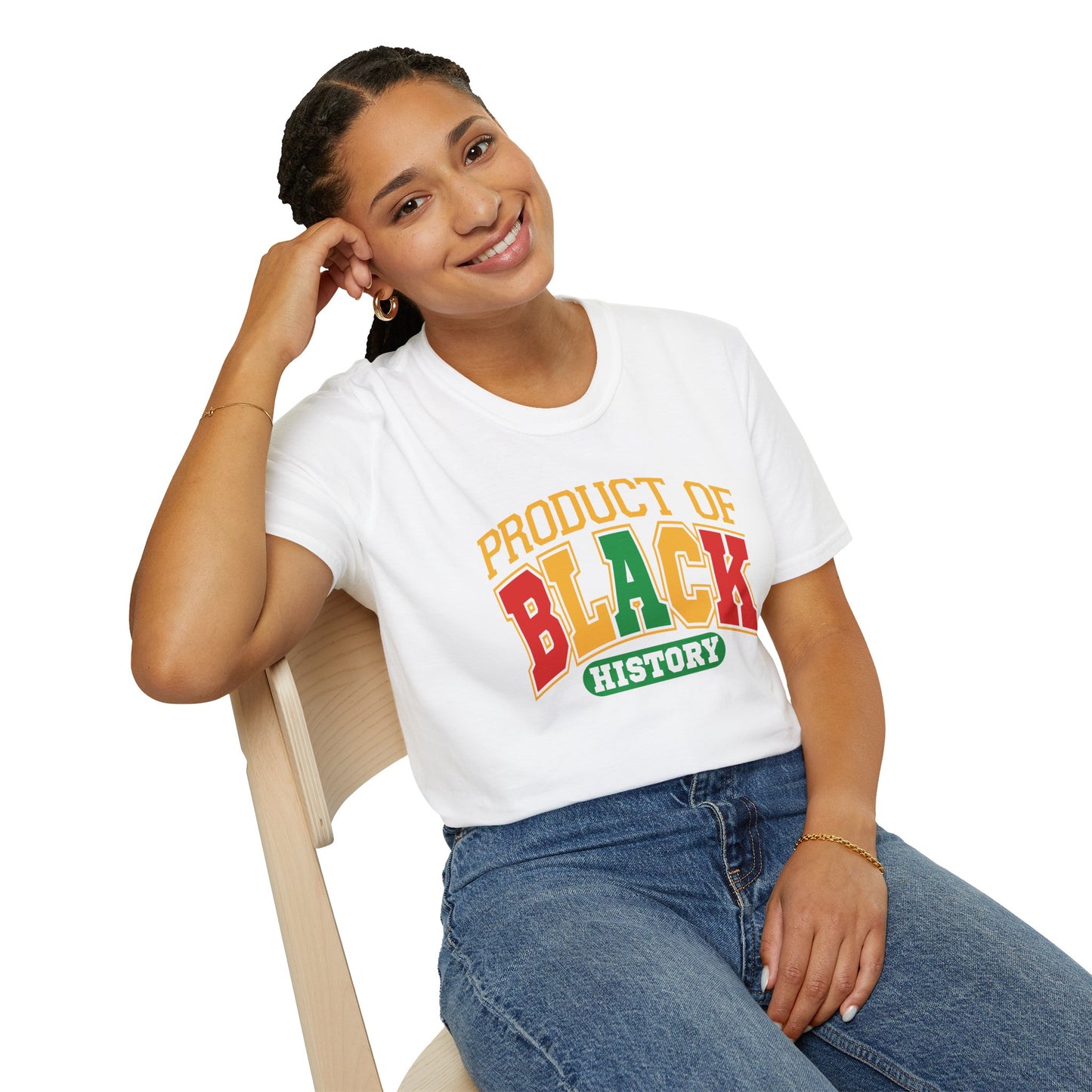 Product of Black History Unisex Softstyle T-Shirt