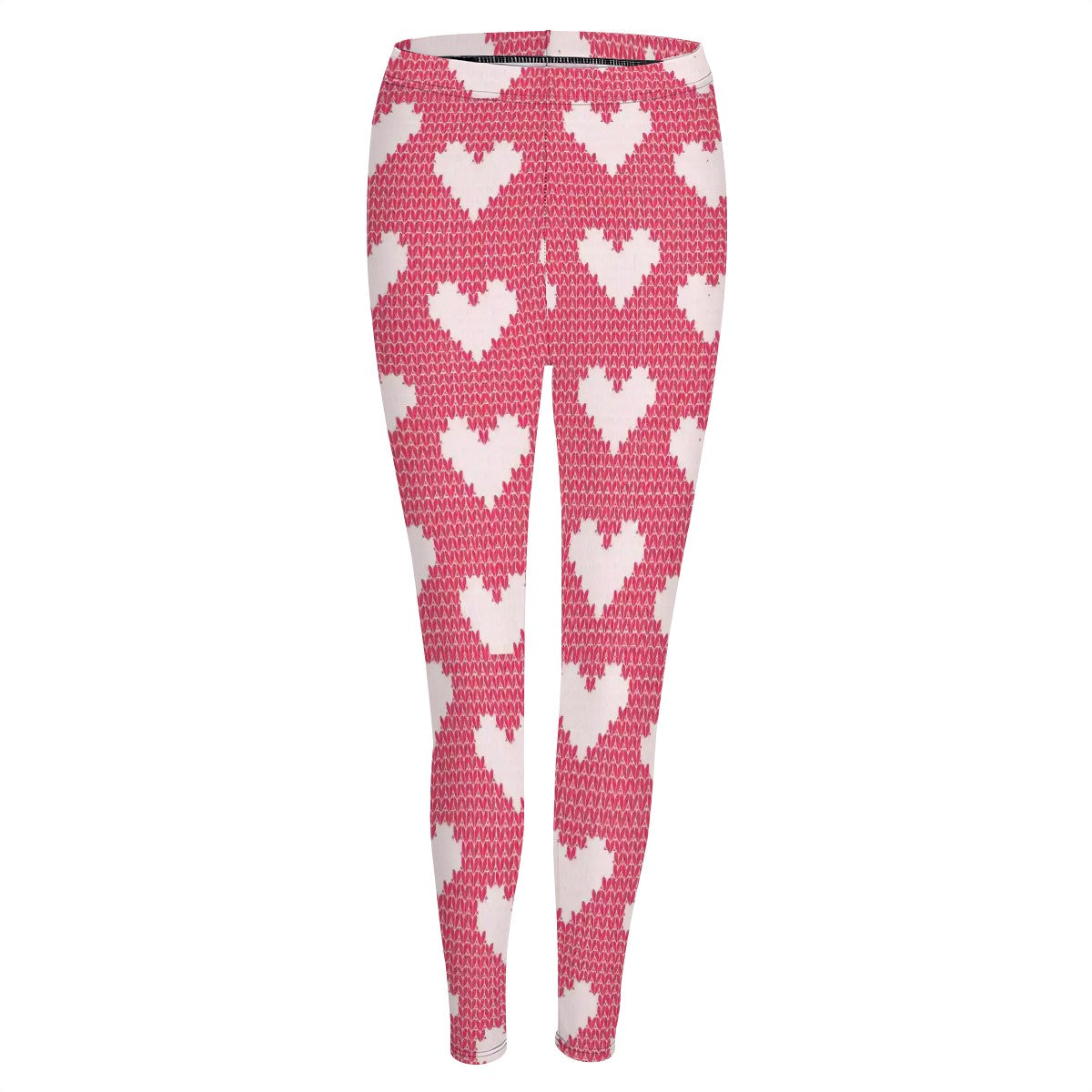 Valentine Themed High Waisted Leggings for Women