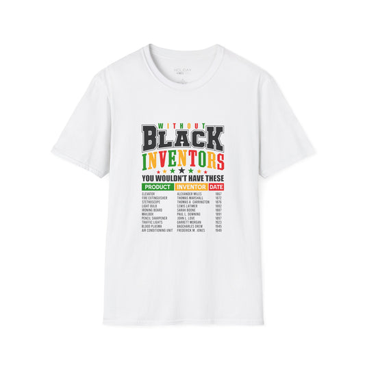 Black Inventors Unisex Softstyle T-Shirt