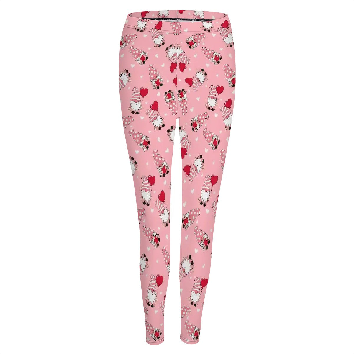 Valentine Themed High Waisted Leggings for Women